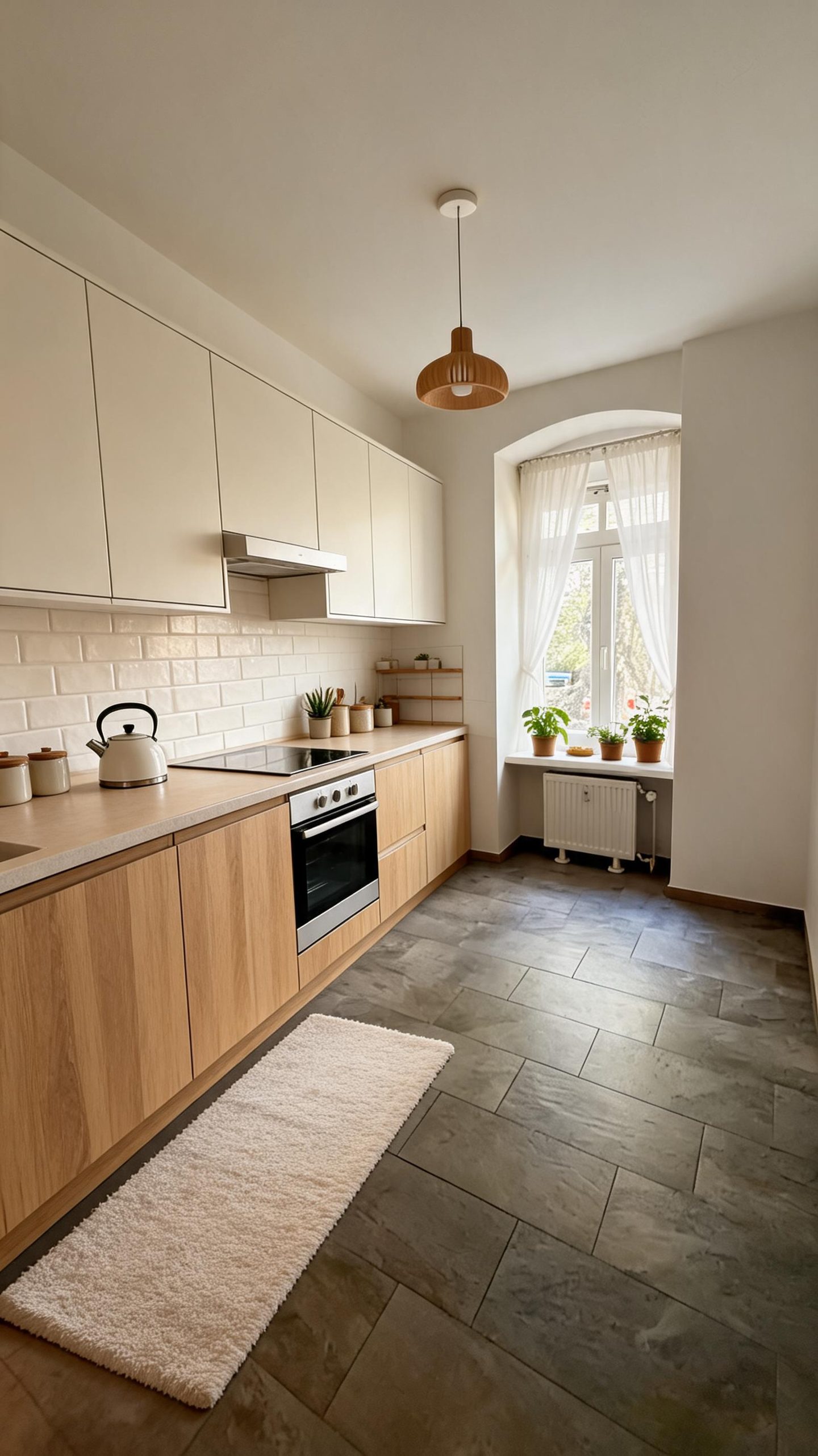 Scandinavian Kitchen redesign after view from a real photo