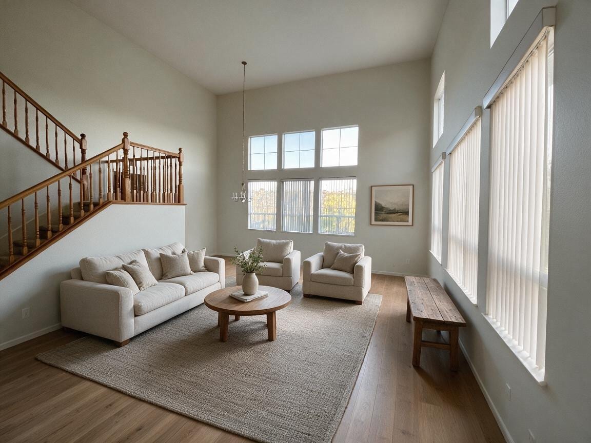 Original Living Room photo before the Western Traditional redesign