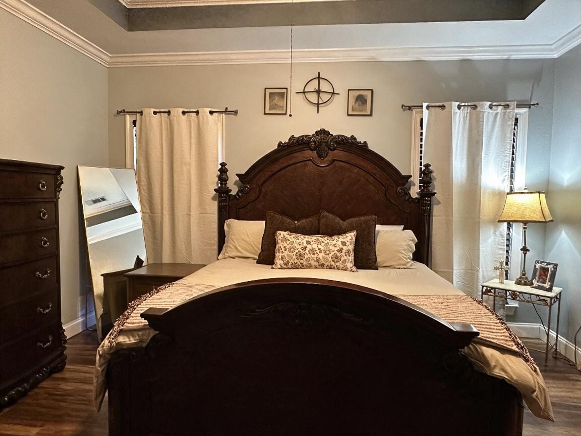 Minimalist Bedroom redesign after view from a real photo