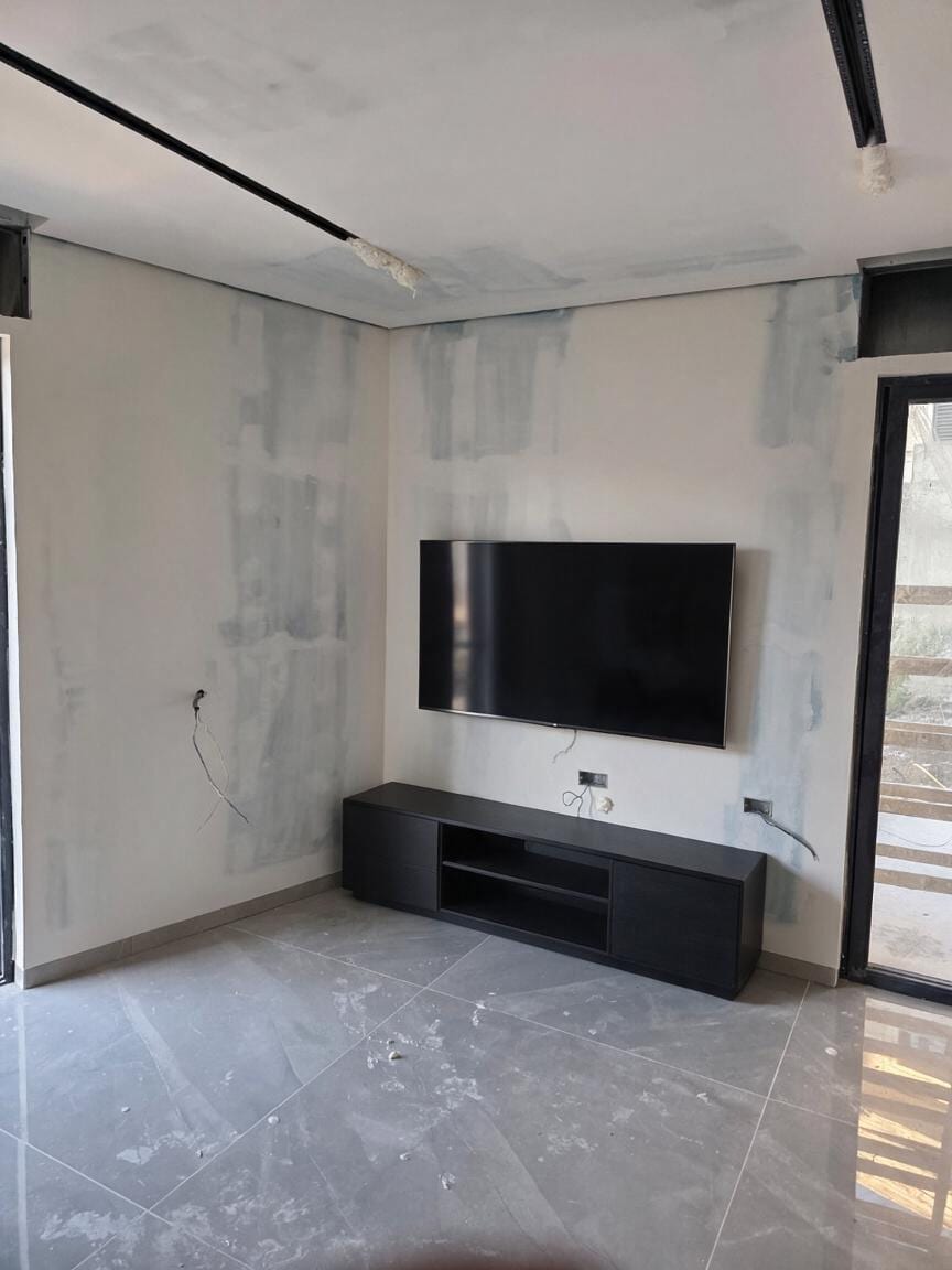 Modern Living Room redesign after view from a real photo