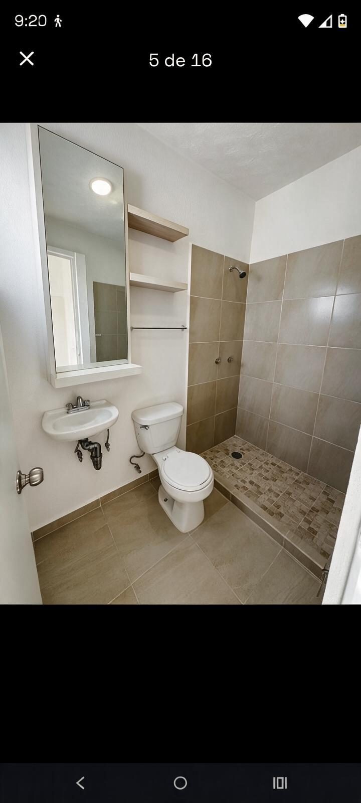 Minimalist Bathroom redesign after view from a real photo