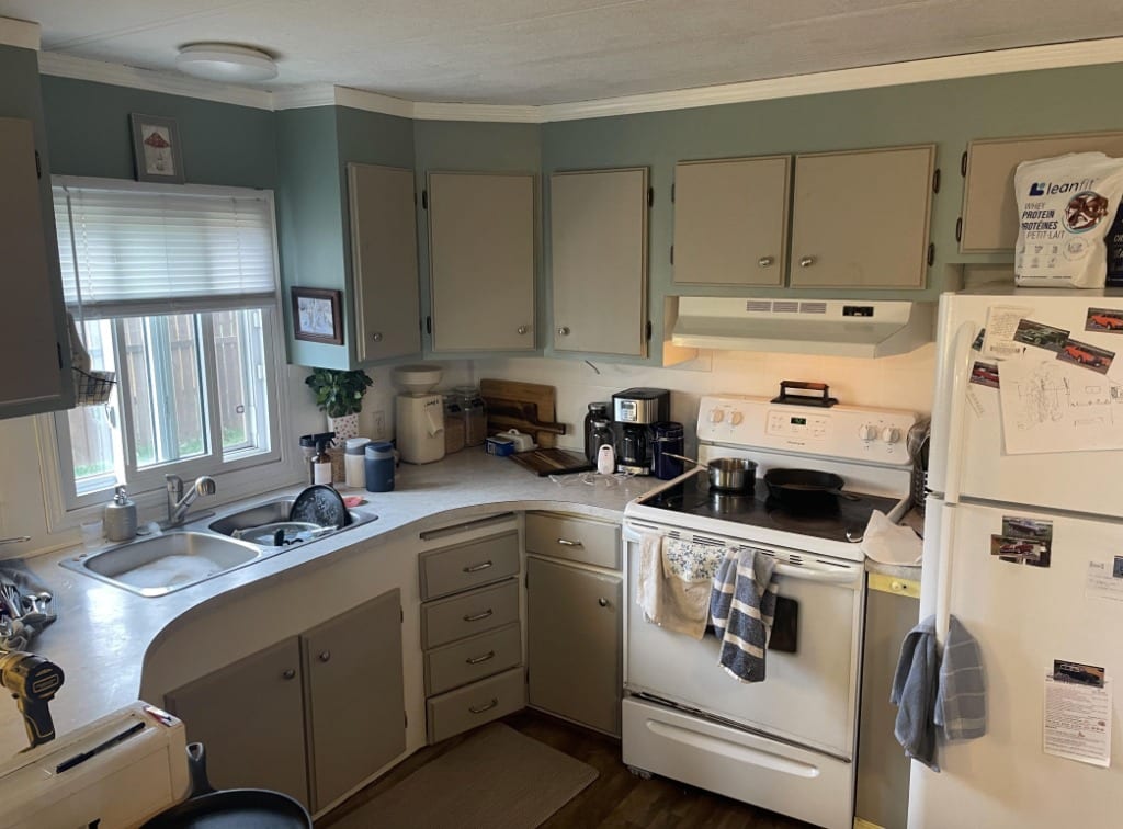 Original Kitchen photo before the Rustic redesign