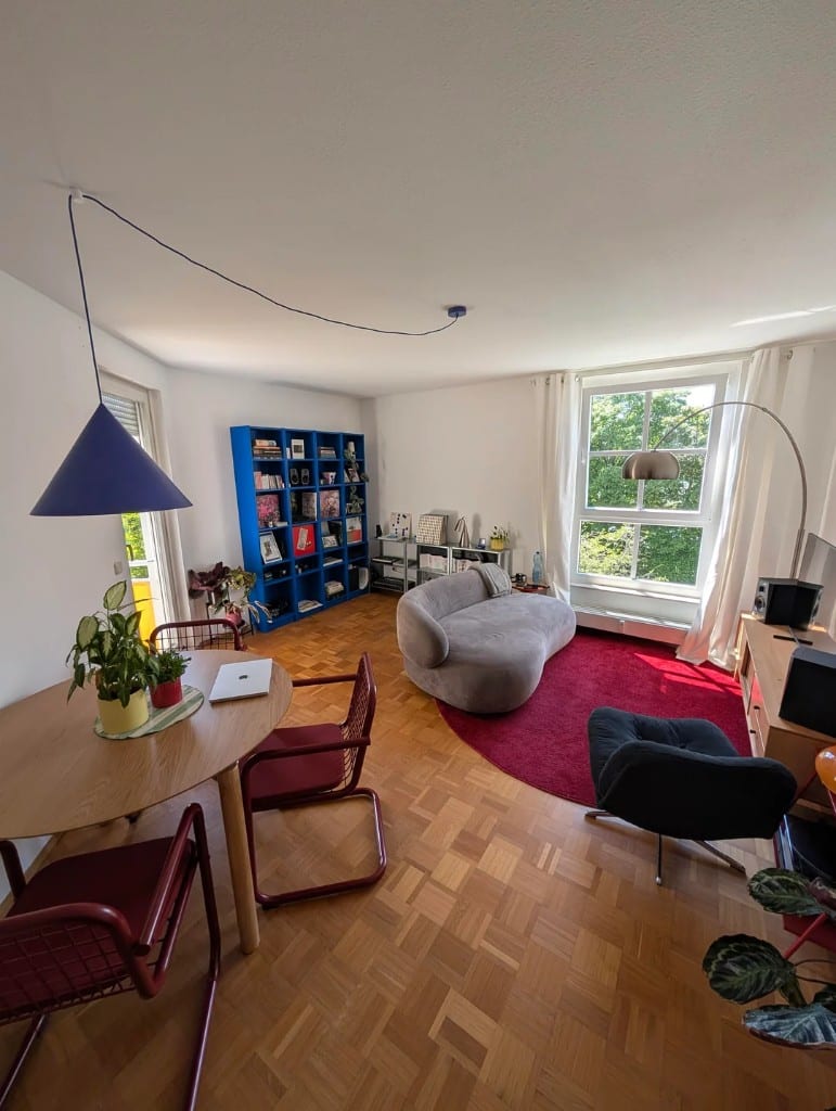 Original Living Room photo before the Eclectic redesign