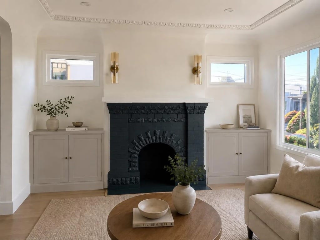 Original Living Room photo before the Transitional redesign
