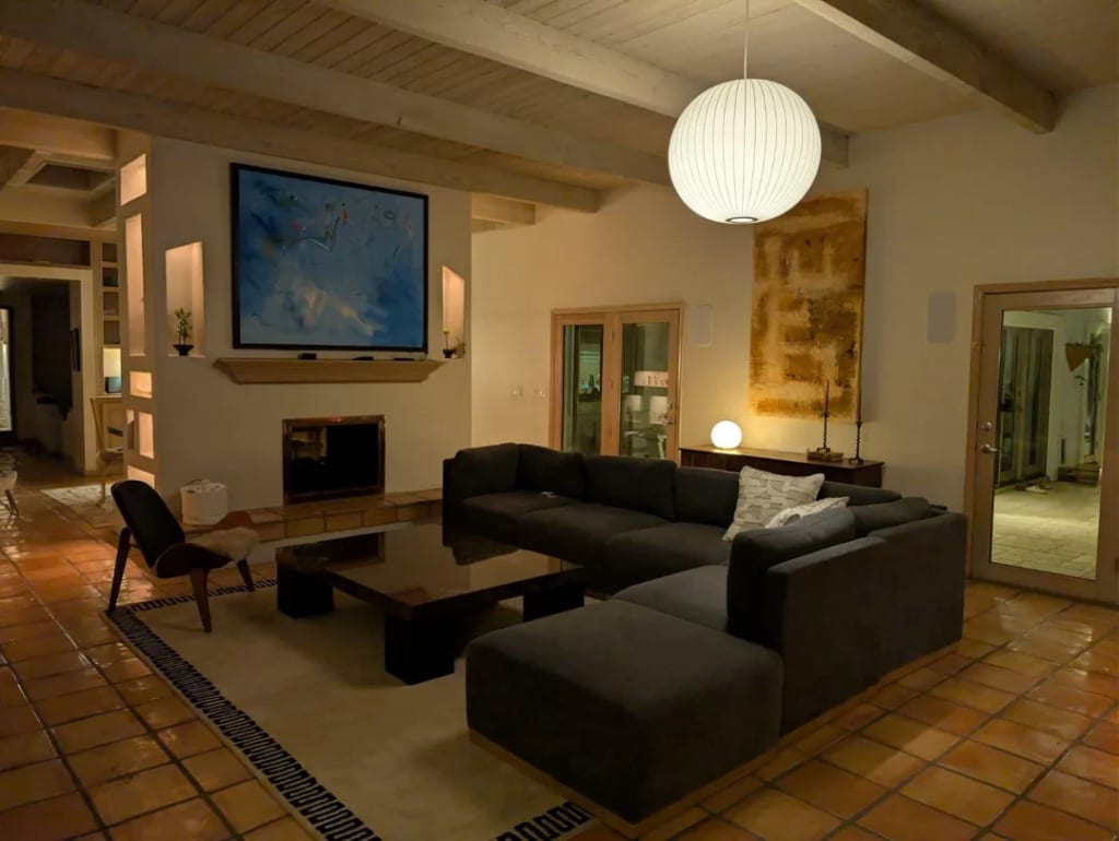 Original Living Room photo before the Rustic redesign