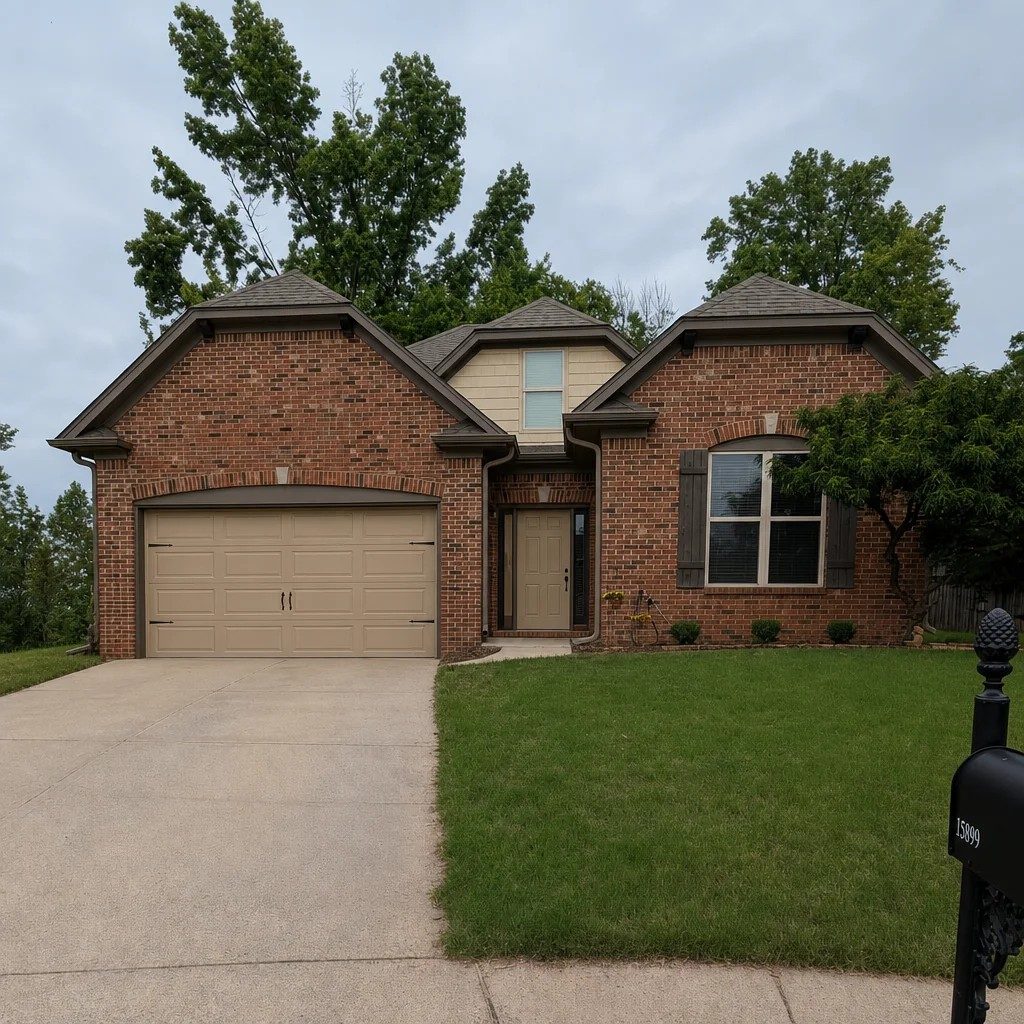 Original House Architectural photo before the Transitional redesign