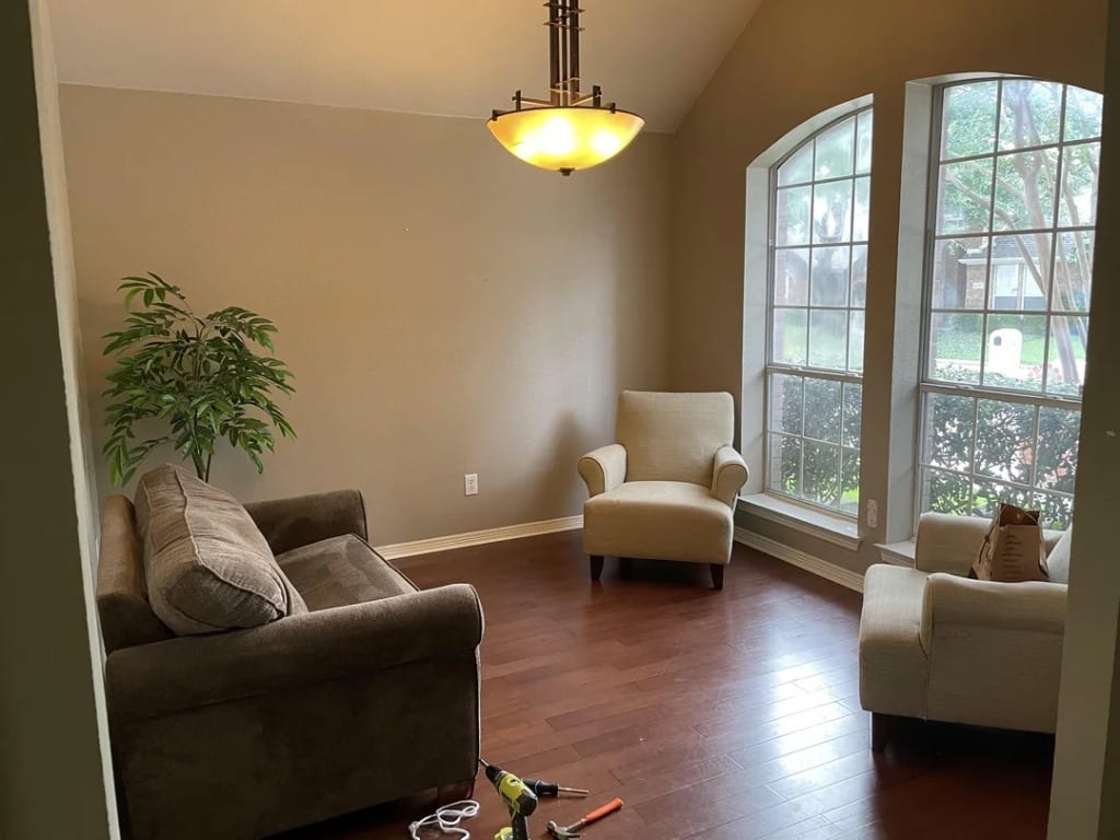 Original Sunroom / Conservatory photo before the Eclectic redesign