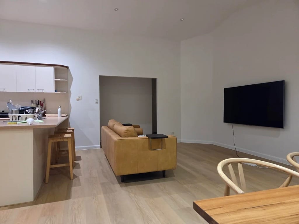 Original Living Room photo before the Scandinavian redesign