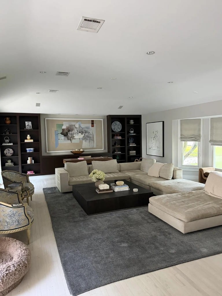 Original Living Room photo before the Transitional redesign