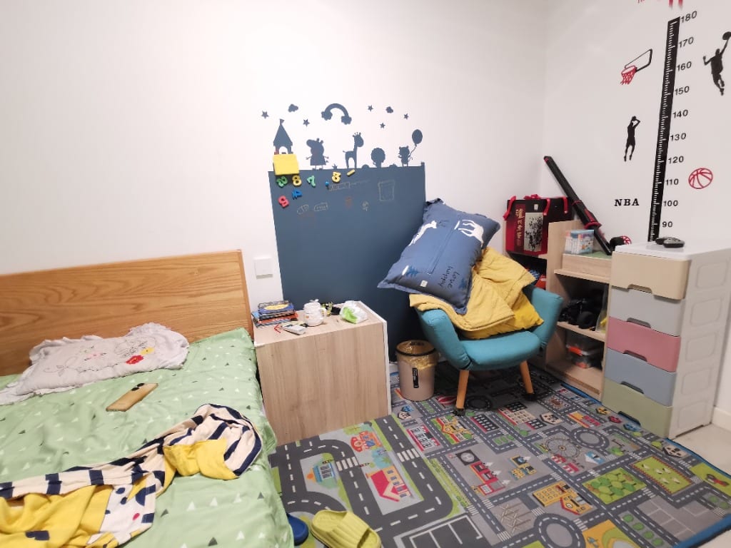 Original Bedroom photo before the Modern redesign