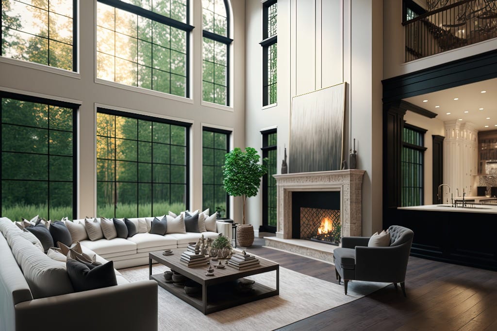 Original Living Room photo before the Midcentury Modern redesign