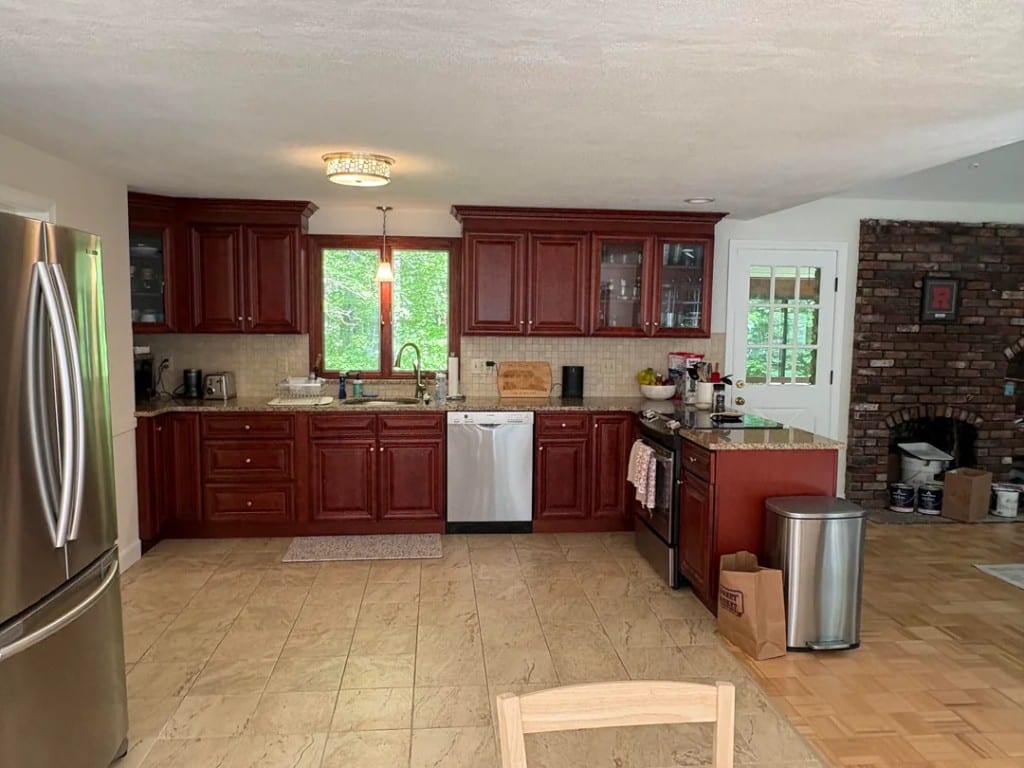 Original Kitchen photo before the Transitional redesign