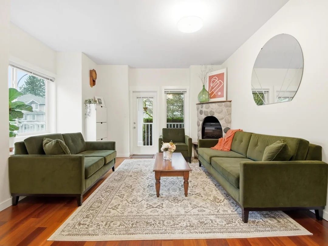 Original Living Room photo before the Transitional redesign