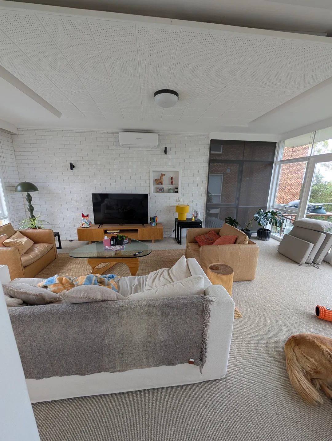 Original Living Room photo before the Midcentury Modern redesign