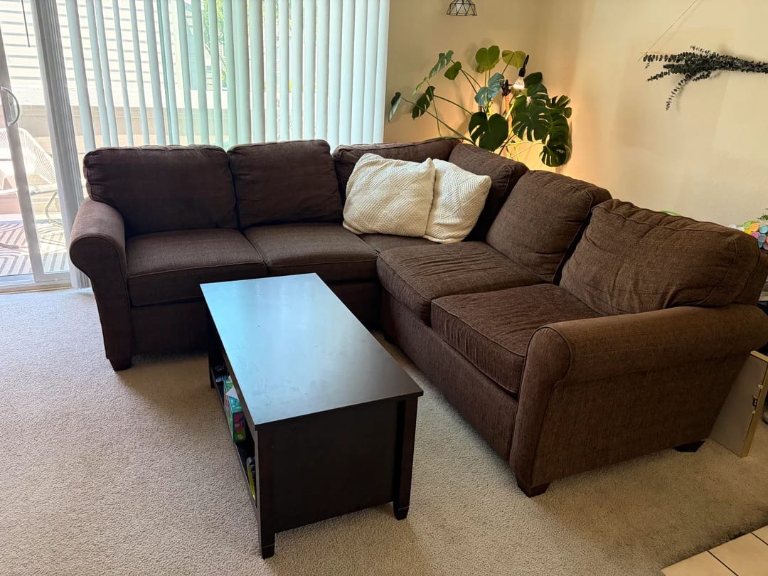 Original Living Room photo before the Modern redesign