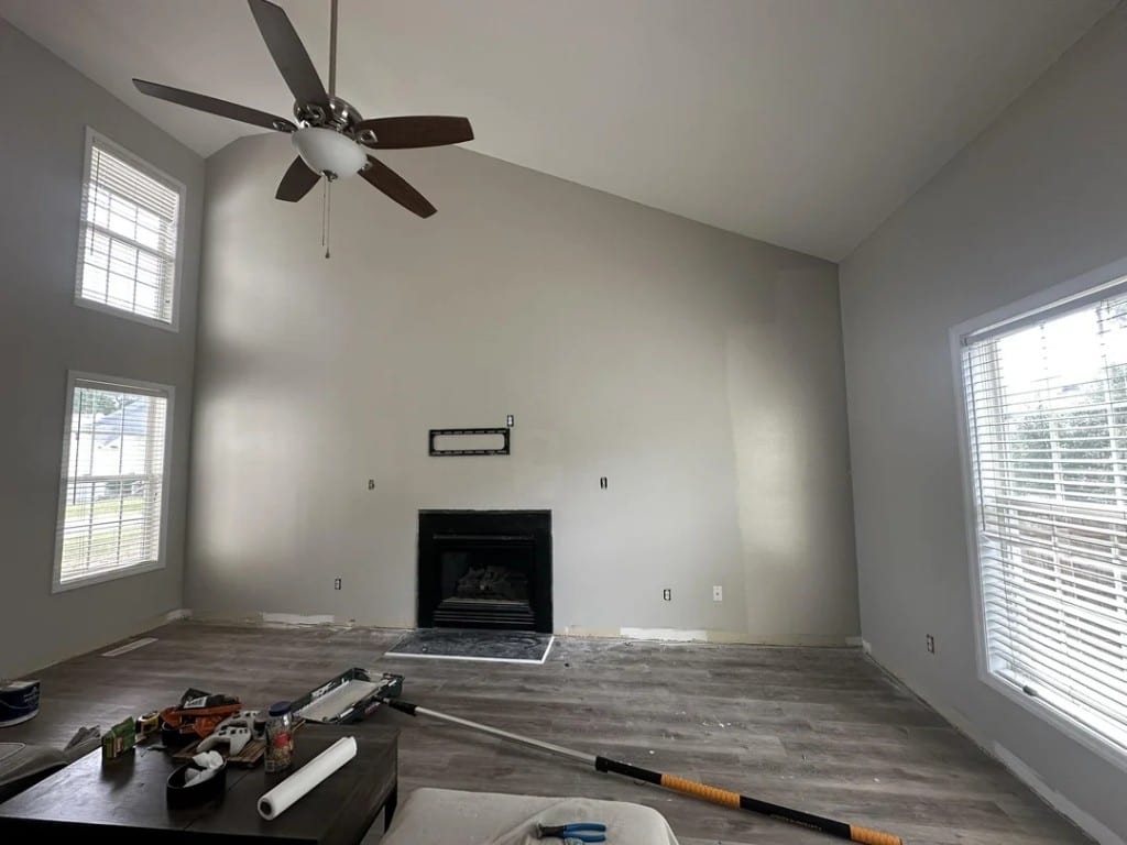 Original Living Room photo before the Modern redesign