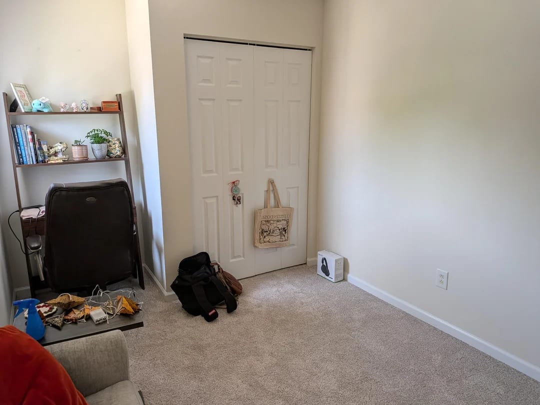 Original Home Office photo before the Eclectic redesign