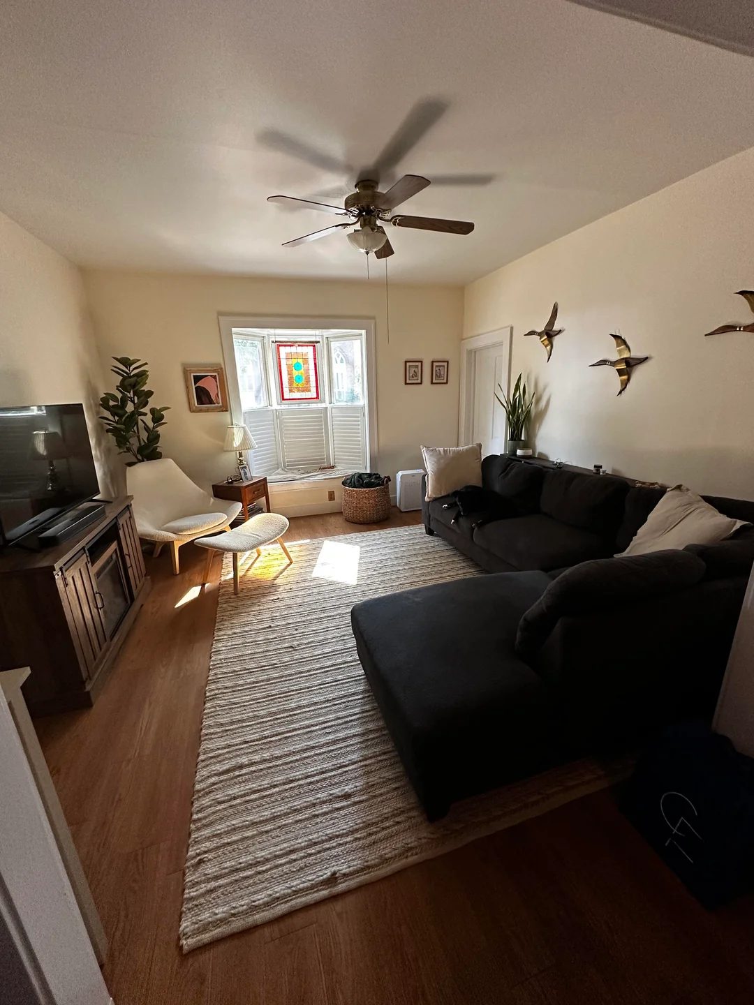 Original Living Room photo before the Eclectic redesign