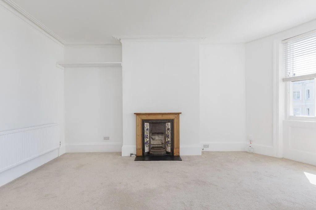 Original Living Room photo before the Transitional redesign