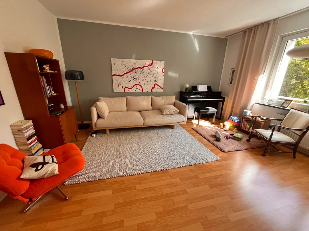 Original Living Room photo before the Midcentury Modern redesign