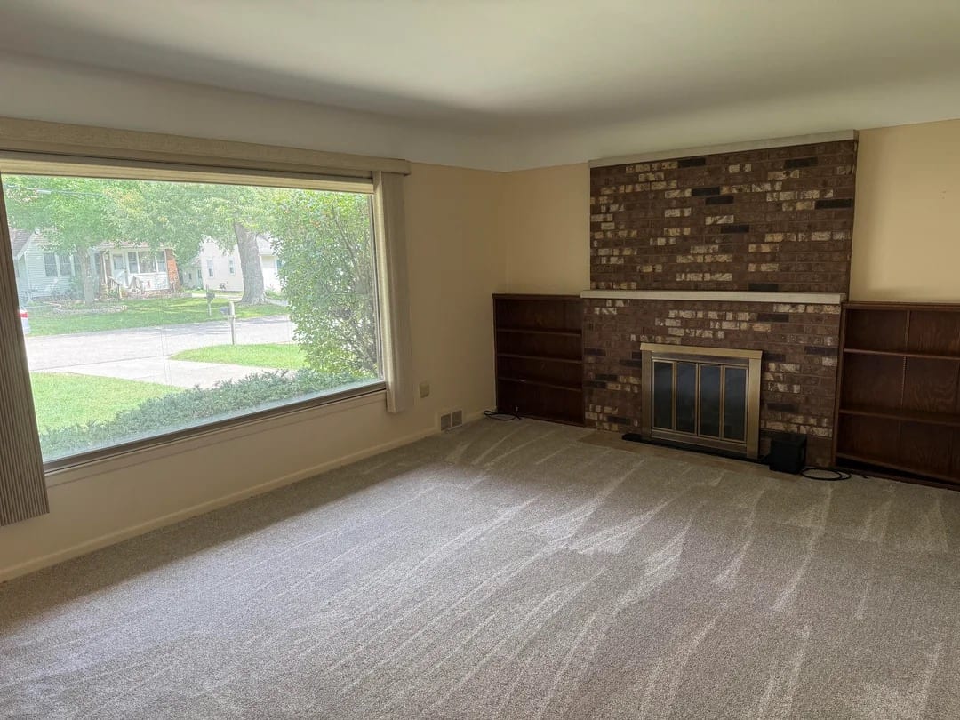 Original Living Room photo before the Transitional redesign