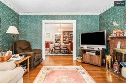 Original Living Room photo before the Transitional redesign