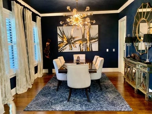 Original Dining Room photo before the Contemporary redesign