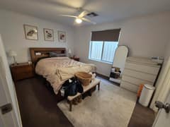 Original Bedroom before Transitional AI redesign