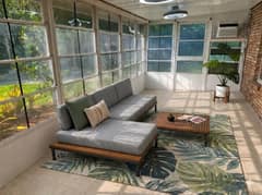 Original Outdoor Patio before Tropical AI redesign