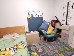 Original Bedroom before Modern AI redesign