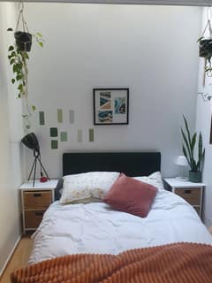Original Bedroom before Bohemian AI redesign