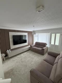 Original Living Room before Modern AI redesign