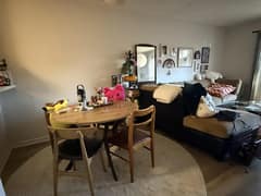 Original Dining Room before Midcentury Modern AI redesign