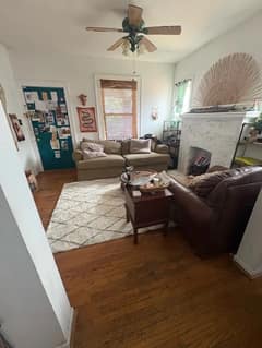 Original Living Room before Contemporary AI redesign