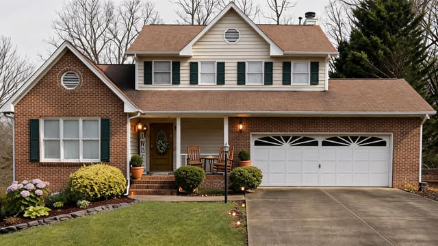 Traditional House Architectural design idea from a real photo