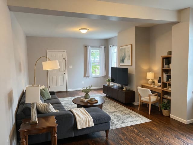 Contemporary Living Room design idea from a real photo