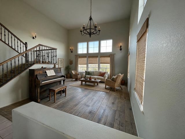 Rustic Living Room design idea from a real photo