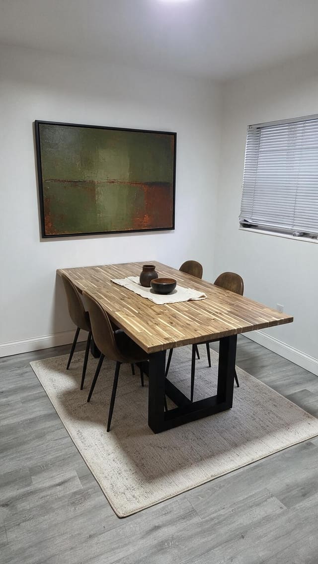 Contemporary Dining Room design idea from a real photo