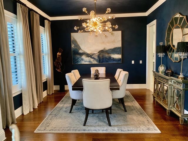Contemporary Dining Room design idea from a real photo