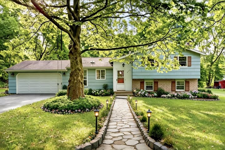 Transitional AI design result for Front Yard