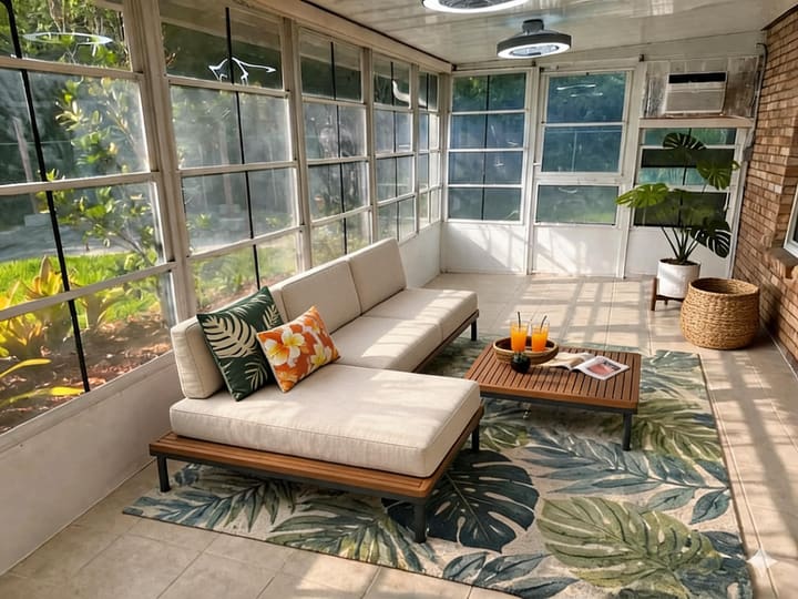 Tropical AI design result for Outdoor Patio