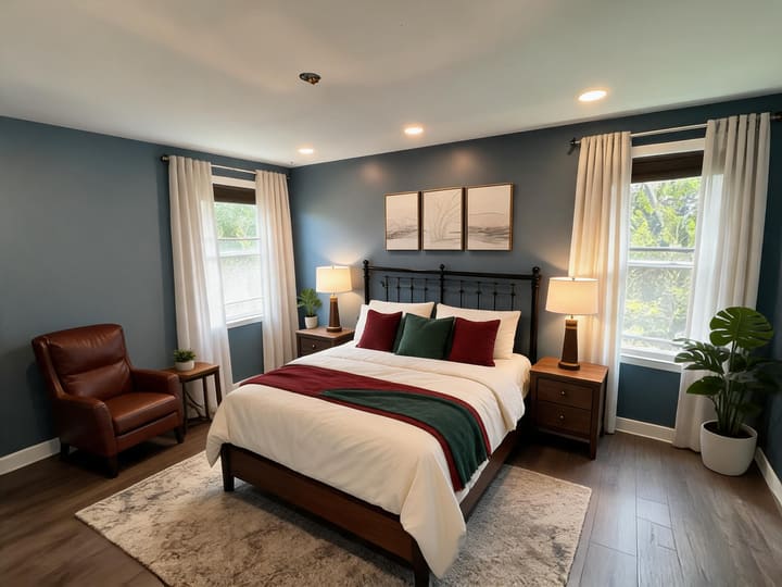 Transitional AI design result for Bedroom