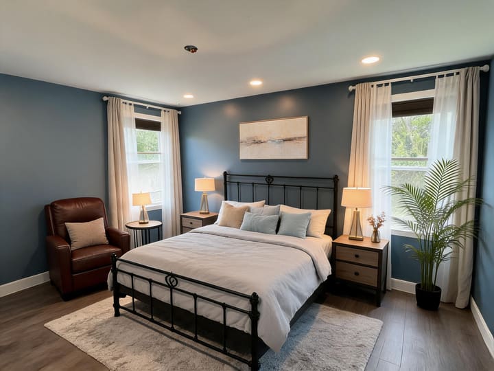 Transitional AI design result for Bedroom