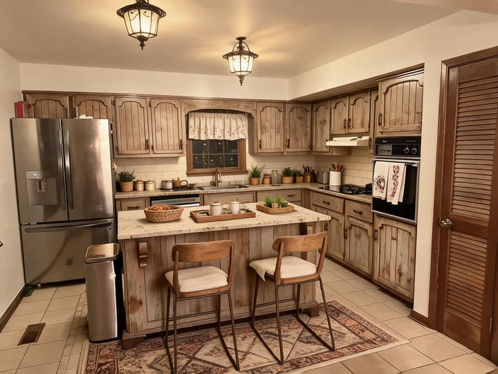 French Country AI design result for Kitchen