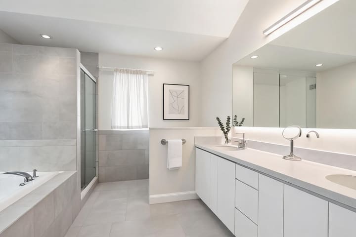 Minimalist AI design result for Bathroom