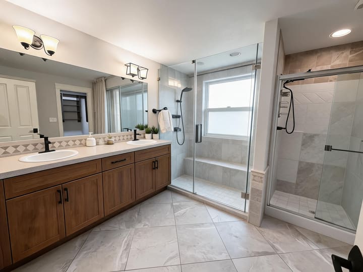 Transitional AI design result for Bathroom