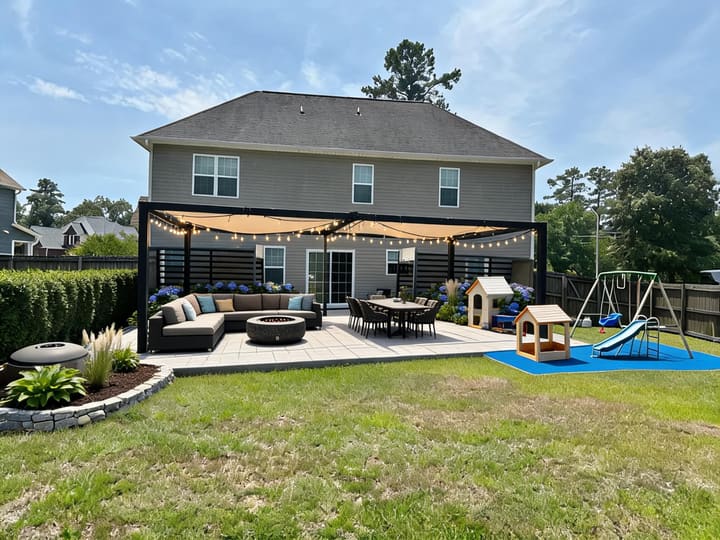 Transitional AI design result for Backyard