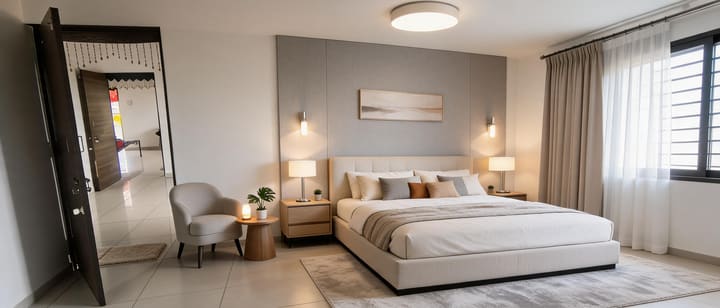Modern AI design result for Bedroom