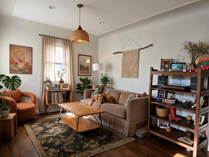 Eclectic AI design result for Living Room