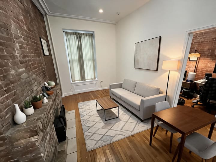 Contemporary AI design result for Living Room